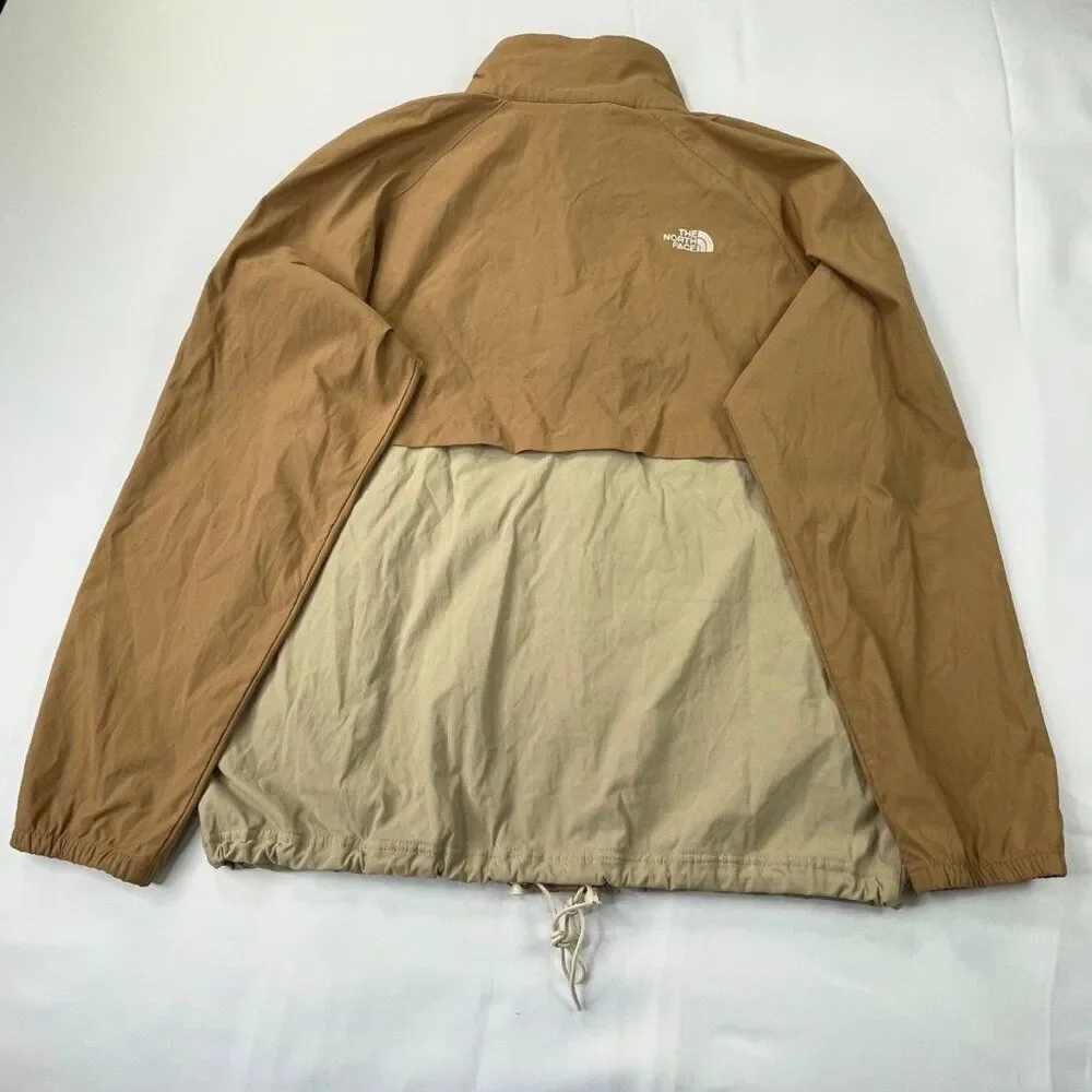 The North Face Class V Full Zip Jacket Colorblock Utility Brown Twill Mens Large